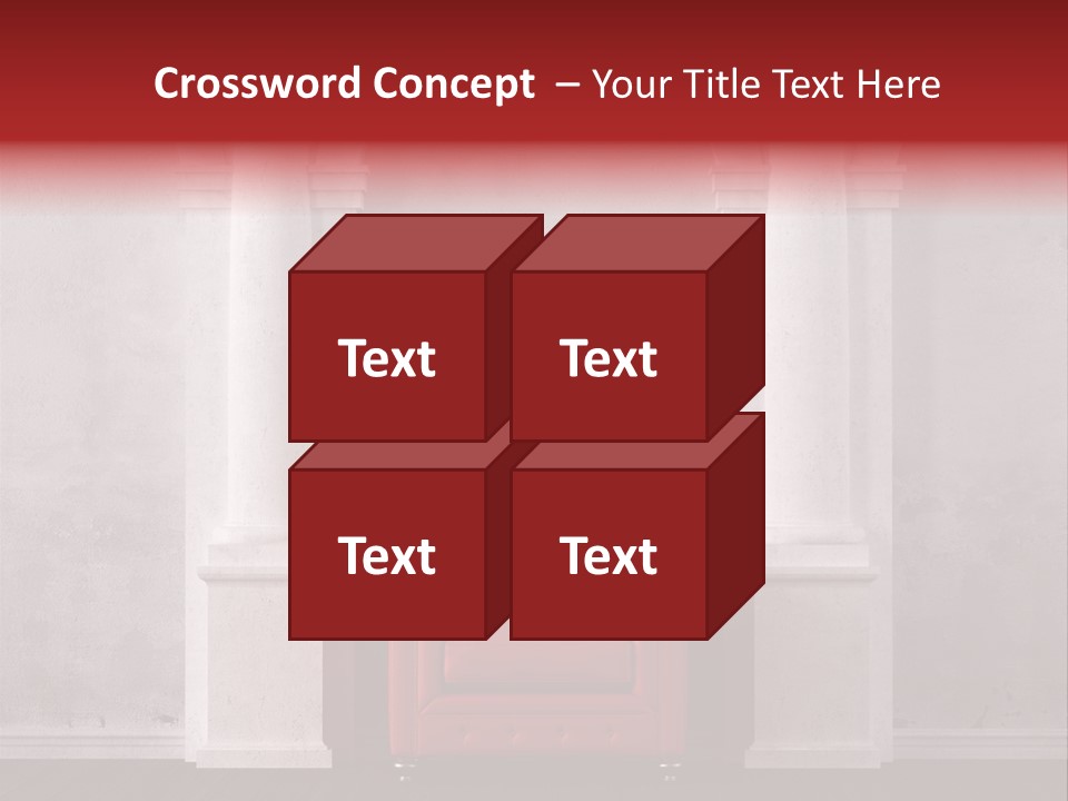 Pillar Grunge Luxury PowerPoint Template