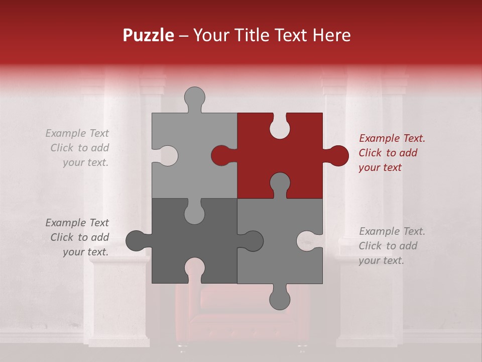 Pillar Grunge Luxury PowerPoint Template