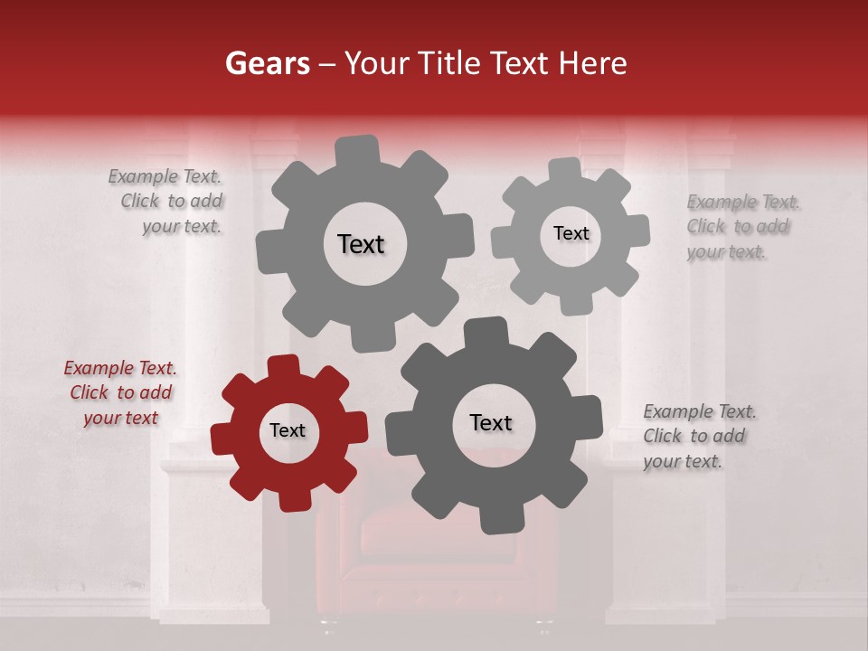 Pillar Grunge Luxury PowerPoint Template