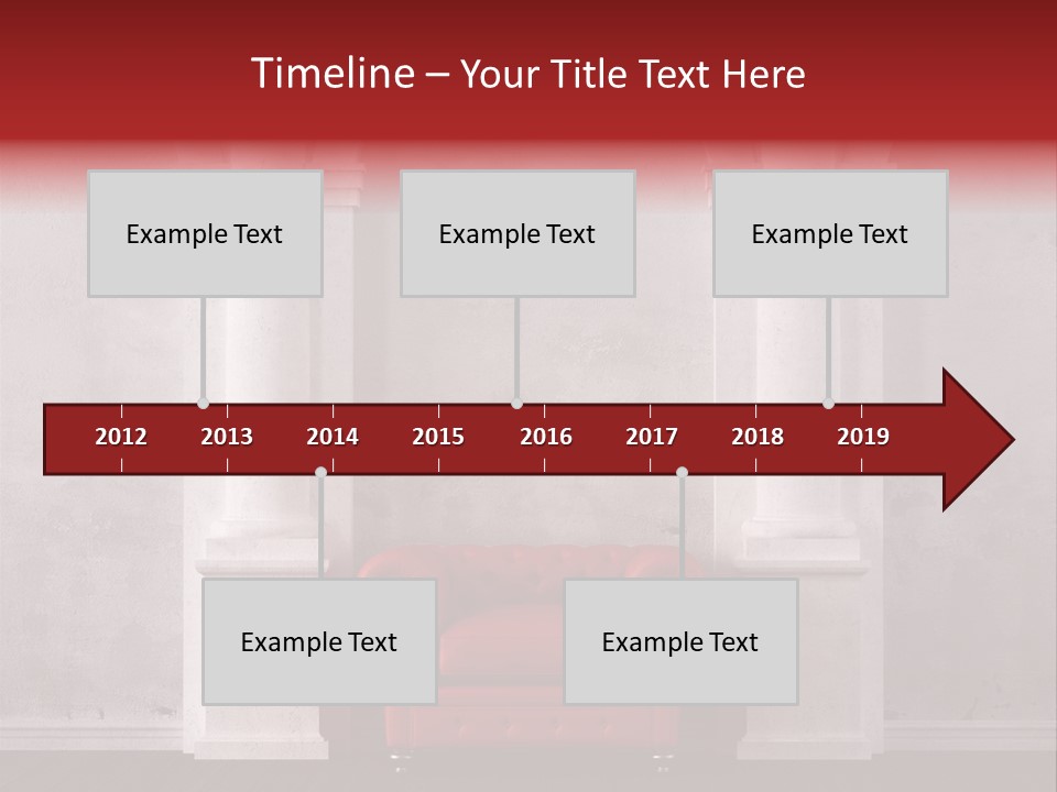 Pillar Grunge Luxury PowerPoint Template