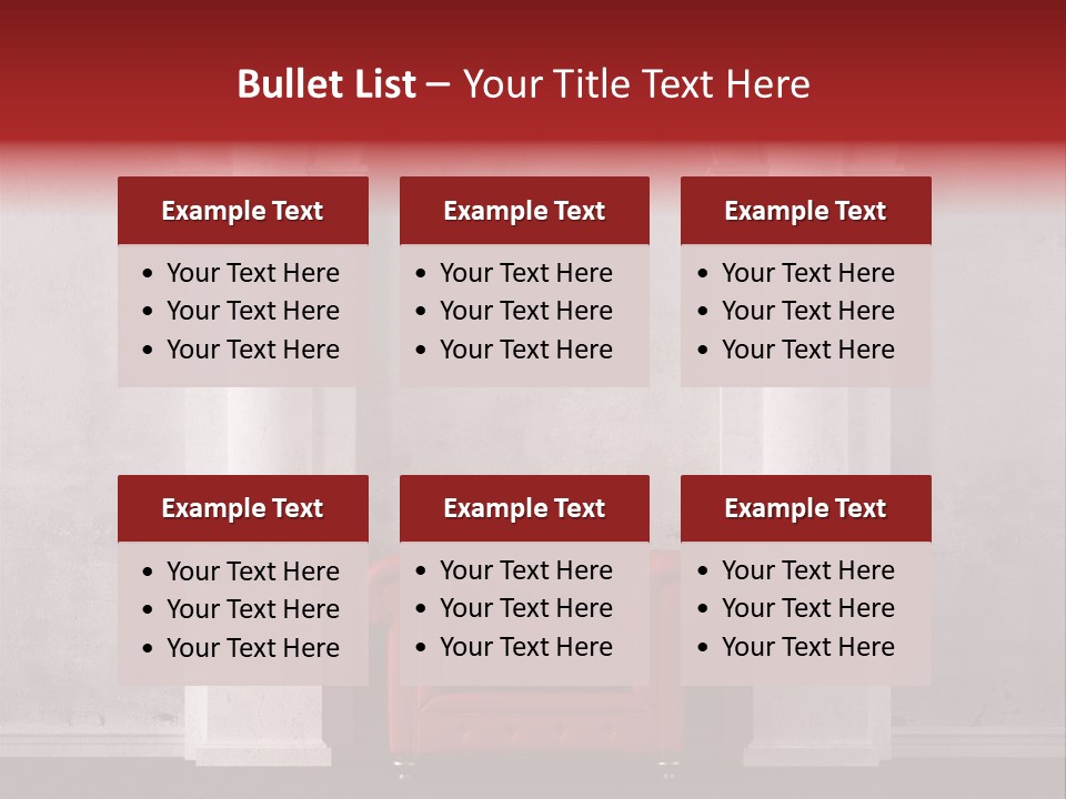 Pillar Grunge Luxury PowerPoint Template