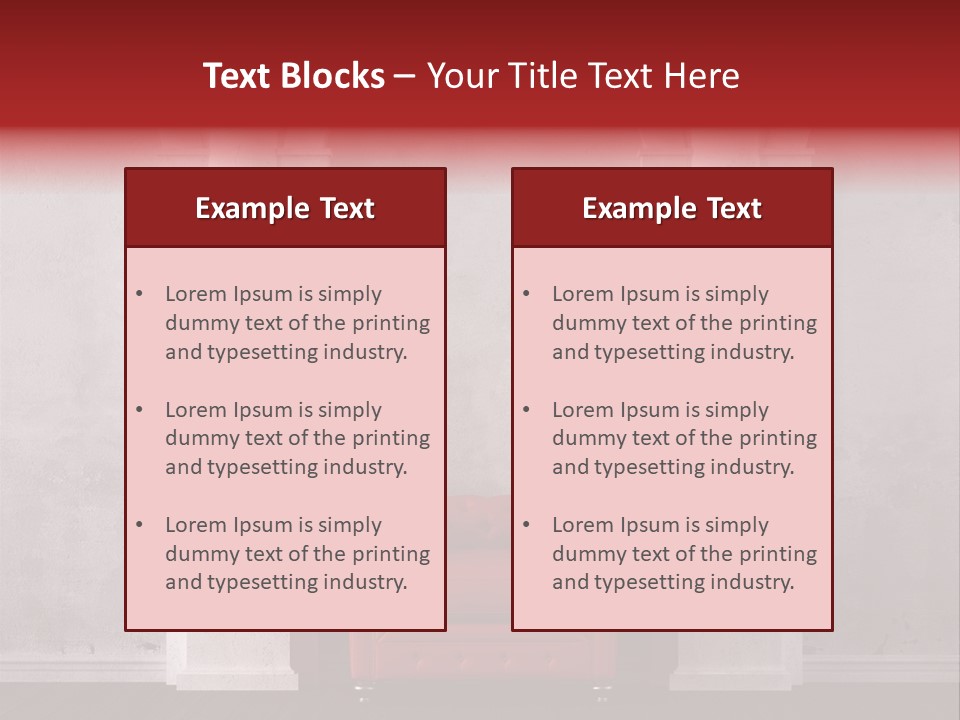 Pillar Grunge Luxury PowerPoint Template