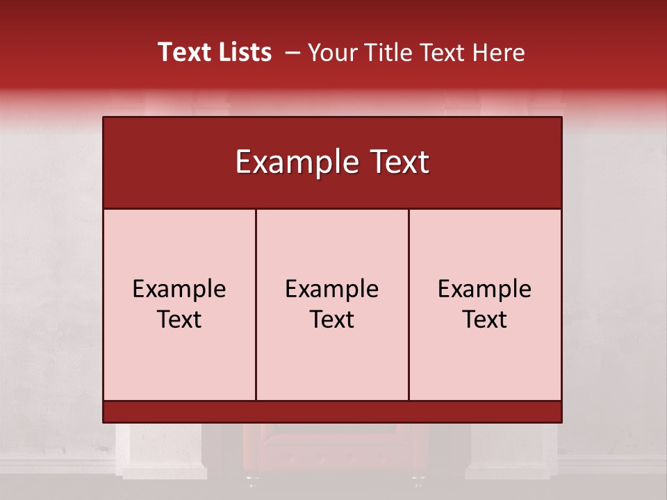 Pillar Grunge Luxury PowerPoint Template