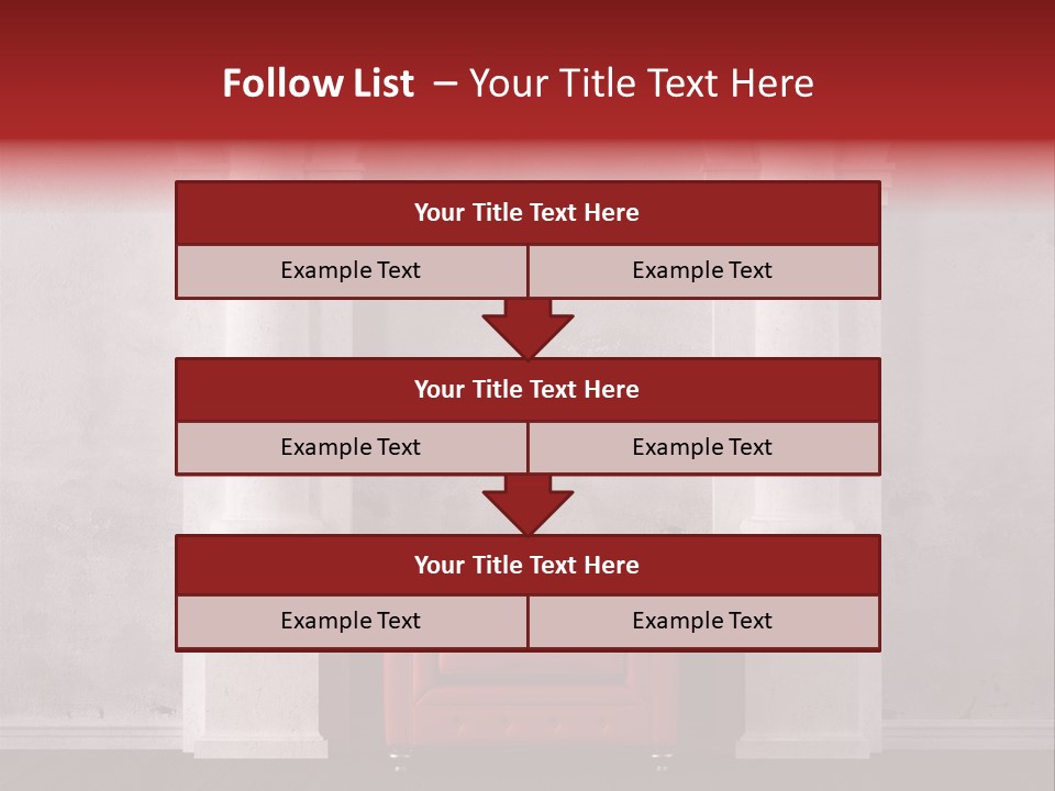 Pillar Grunge Luxury PowerPoint Template