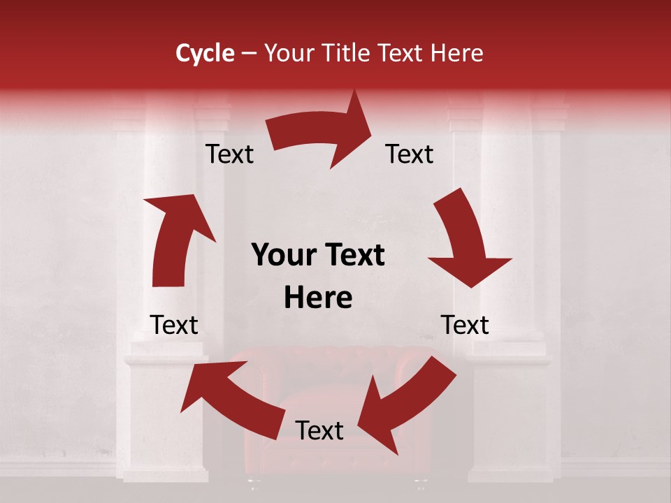 Pillar Grunge Luxury PowerPoint Template