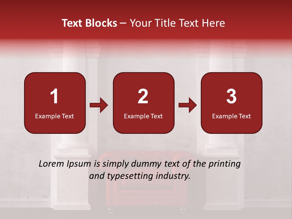 Pillar Grunge Luxury PowerPoint Template