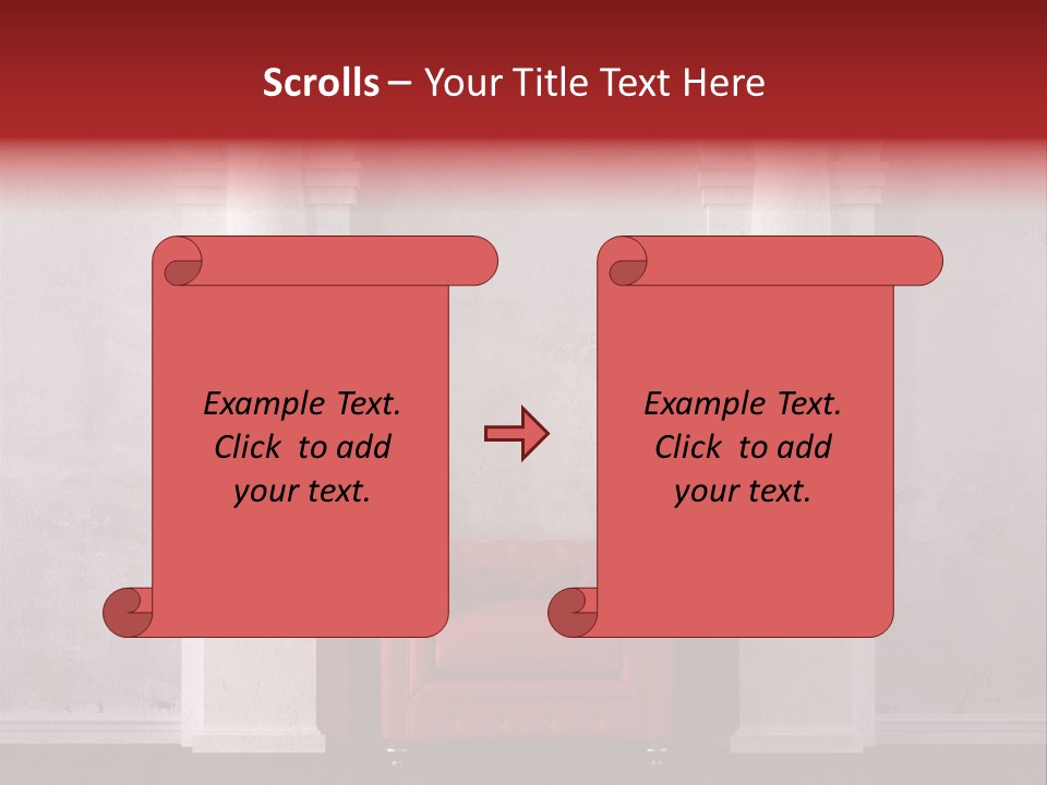 Pillar Grunge Luxury PowerPoint Template