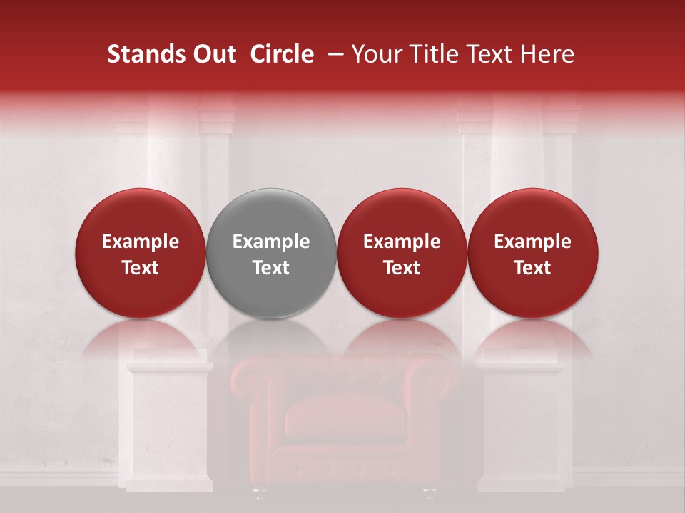 Pillar Grunge Luxury PowerPoint Template