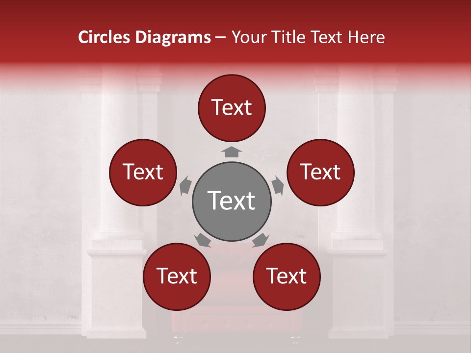 Pillar Grunge Luxury PowerPoint Template