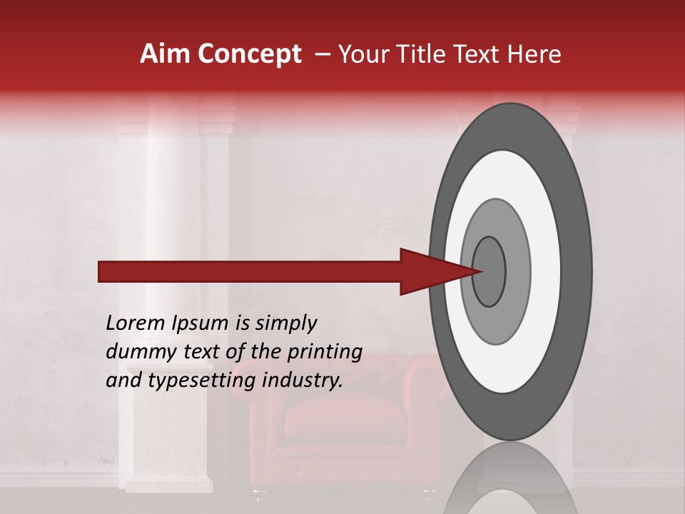 Pillar Grunge Luxury PowerPoint Template