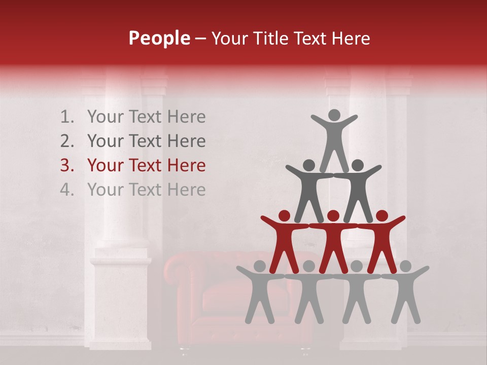 Pillar Grunge Luxury PowerPoint Template