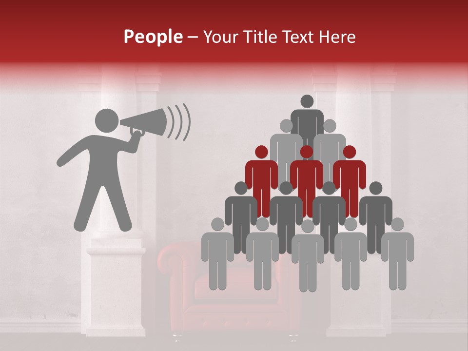 Pillar Grunge Luxury PowerPoint Template