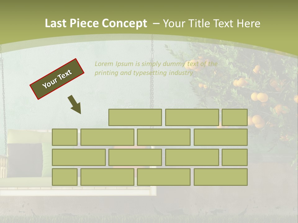 Empty Summer Nobody PowerPoint Template
