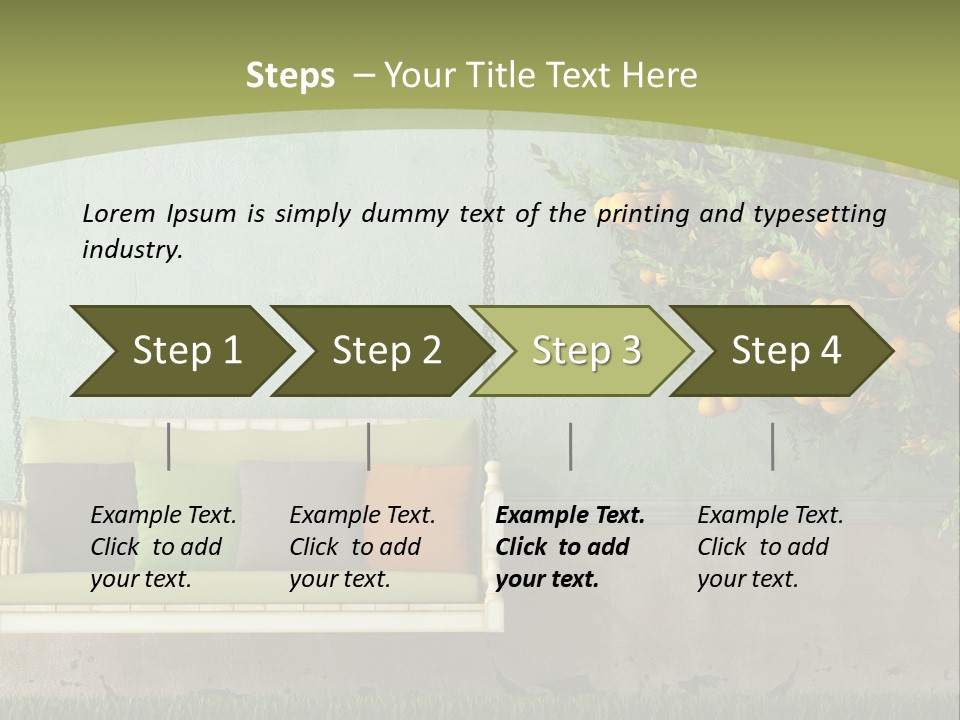 Empty Summer Nobody PowerPoint Template