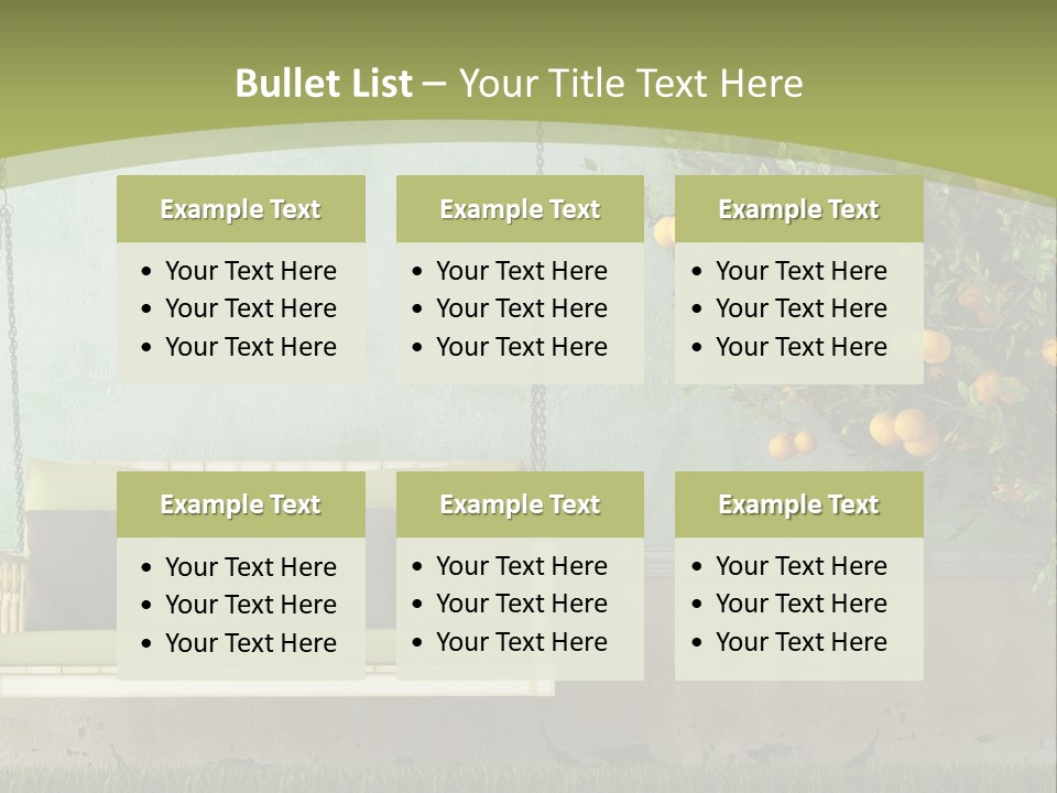 Empty Summer Nobody PowerPoint Template
