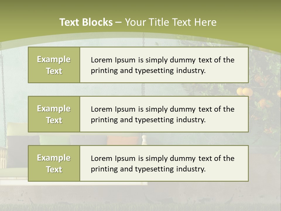 Empty Summer Nobody PowerPoint Template