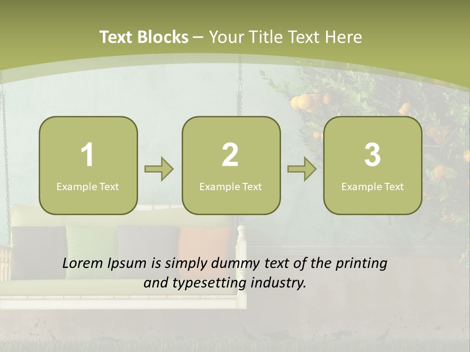 Empty Summer Nobody PowerPoint Template