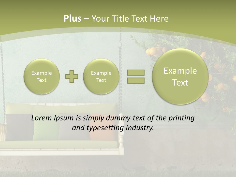 Empty Summer Nobody PowerPoint Template