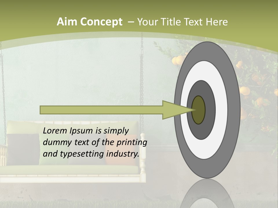 Empty Summer Nobody PowerPoint Template