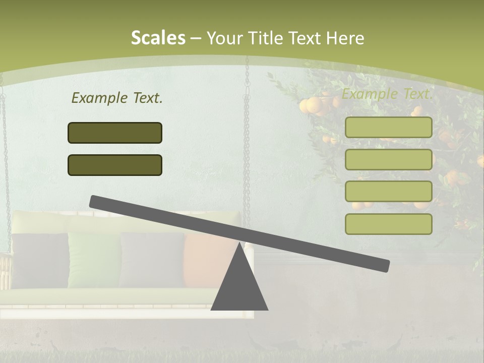 Empty Summer Nobody PowerPoint Template