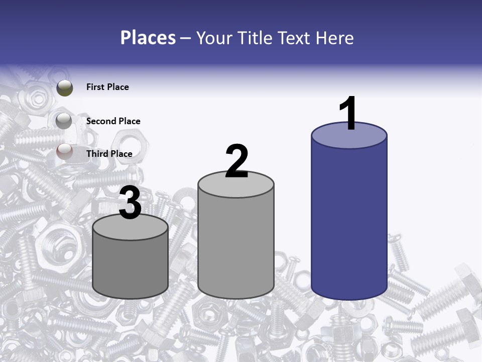 Screw Threaded Steel PowerPoint Template