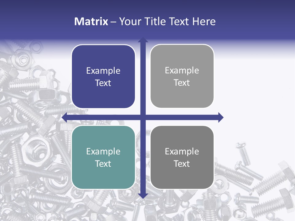 Screw Threaded Steel PowerPoint Template