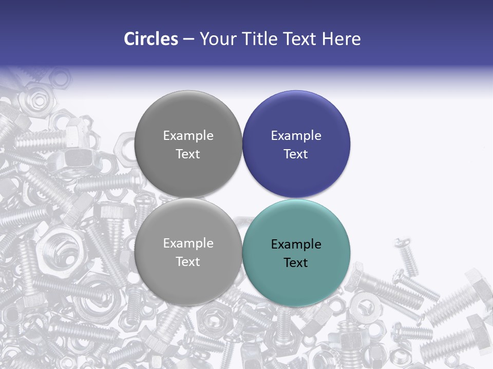 Screw Threaded Steel PowerPoint Template