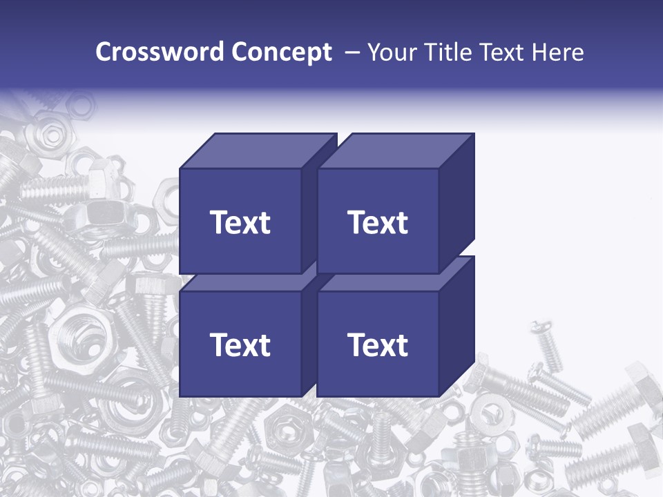 Screw Threaded Steel PowerPoint Template