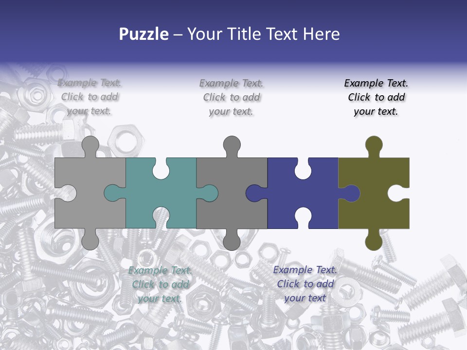 Screw Threaded Steel PowerPoint Template