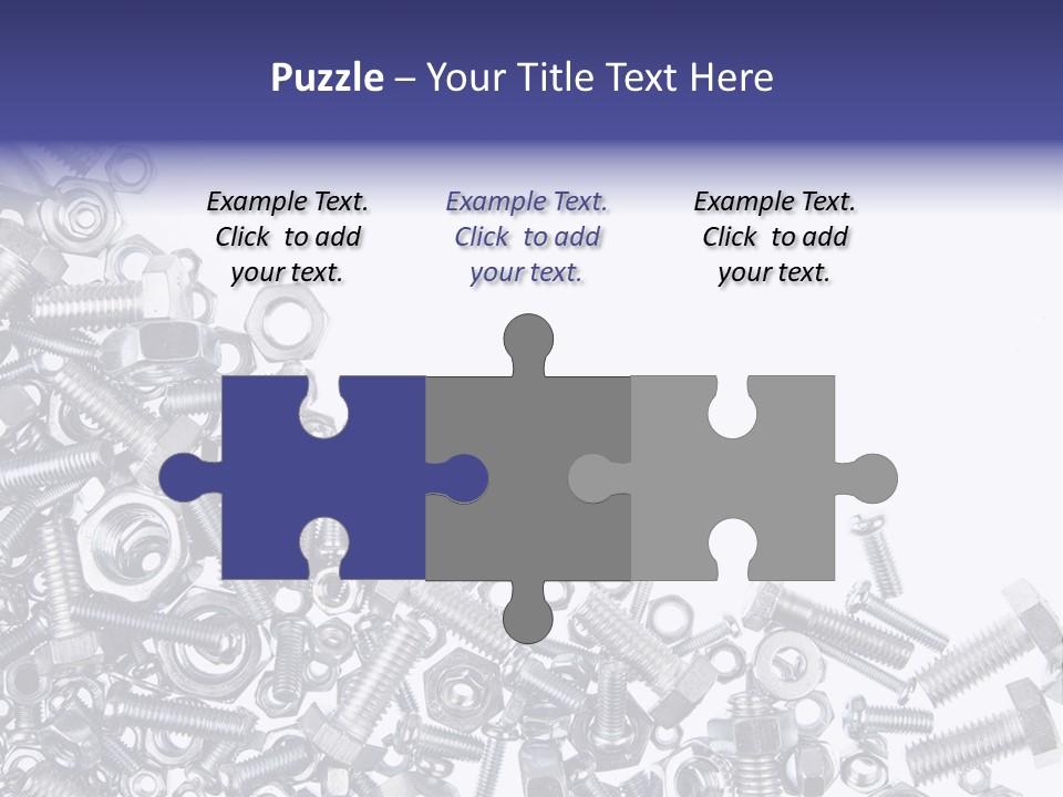 Screw Threaded Steel PowerPoint Template