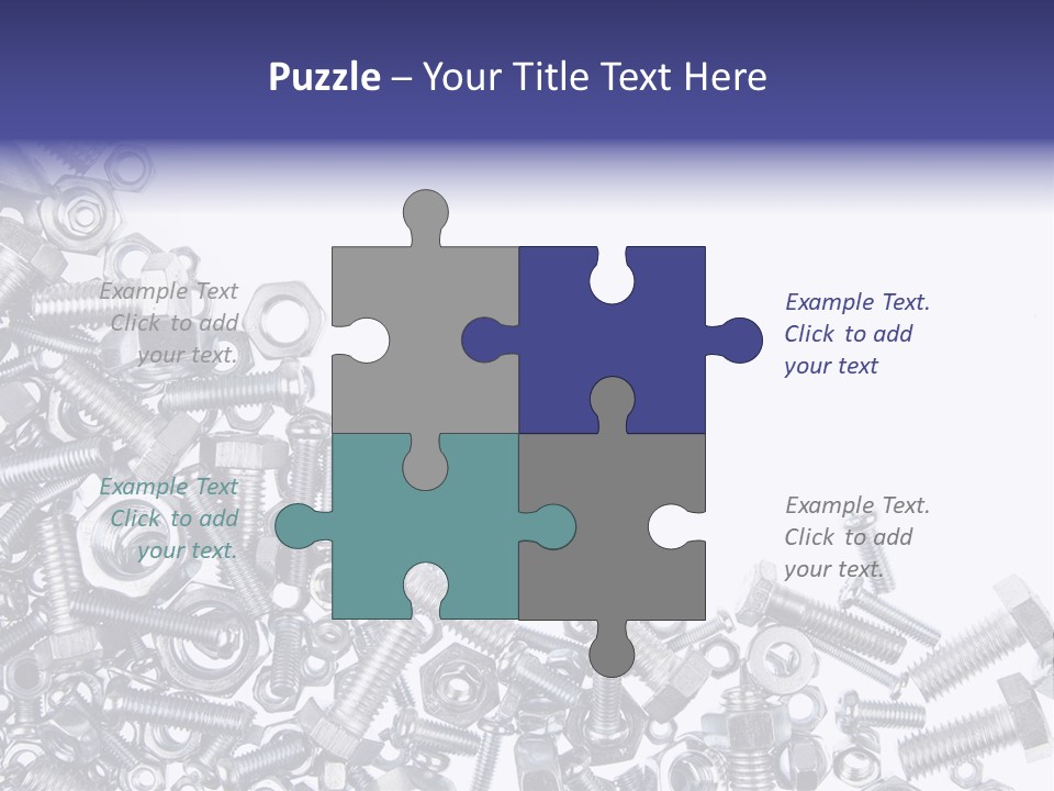 Screw Threaded Steel PowerPoint Template