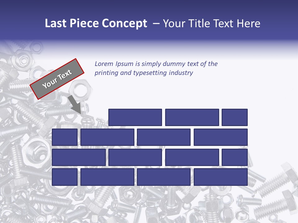 Screw Threaded Steel PowerPoint Template