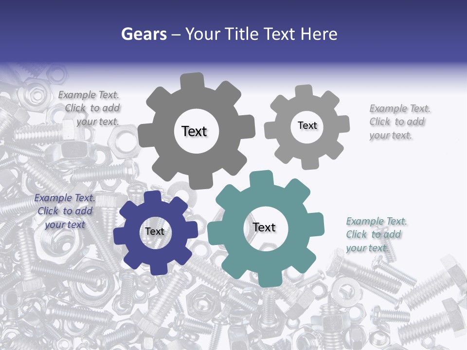 Screw Threaded Steel PowerPoint Template