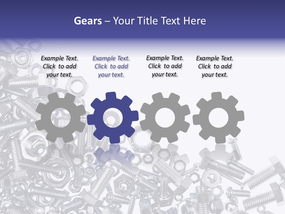 Screw Threaded Steel PowerPoint Template