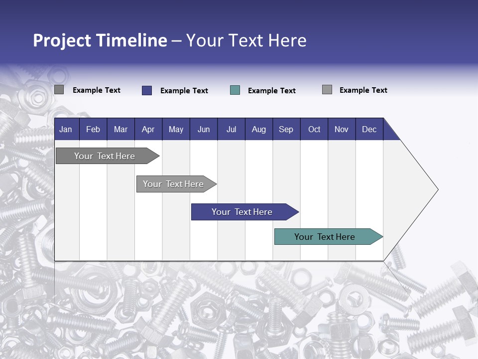 Screw Threaded Steel PowerPoint Template
