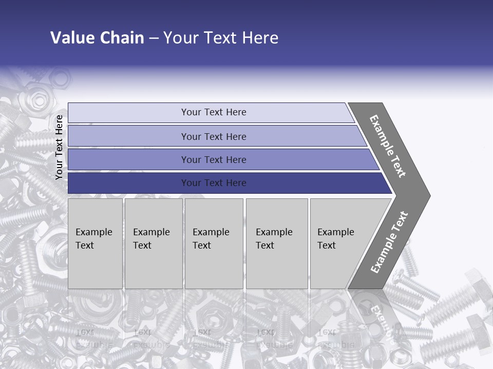 Screw Threaded Steel PowerPoint Template