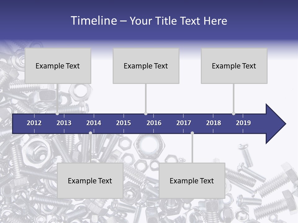 Screw Threaded Steel PowerPoint Template