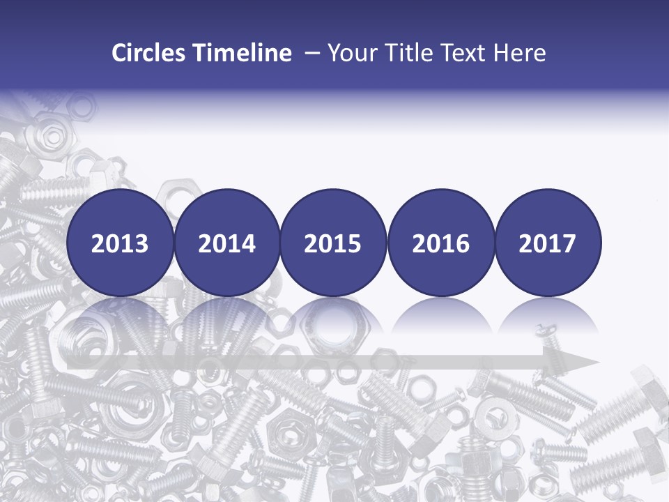 Screw Threaded Steel PowerPoint Template