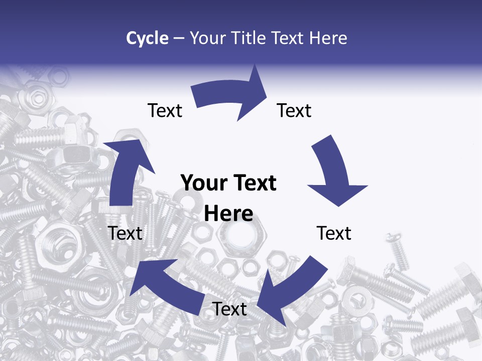 Screw Threaded Steel PowerPoint Template