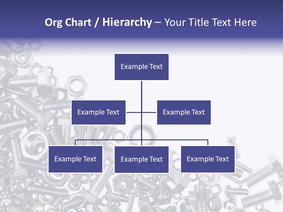 Screw Threaded Steel PowerPoint Template