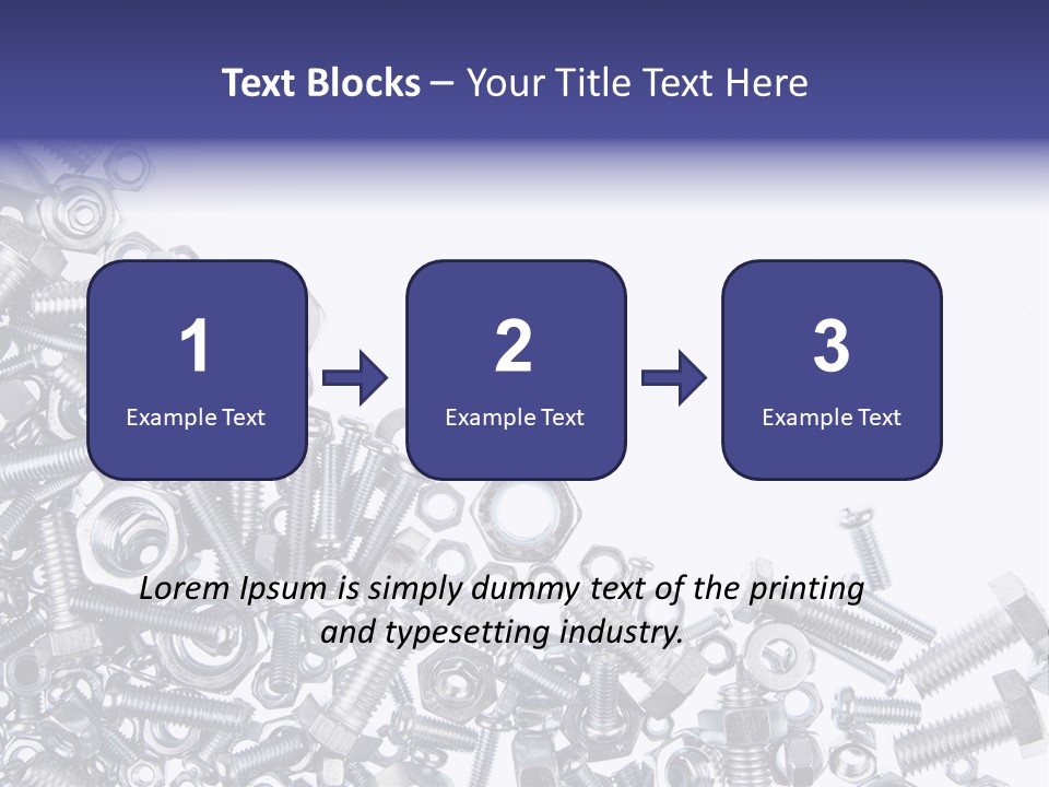 Screw Threaded Steel PowerPoint Template