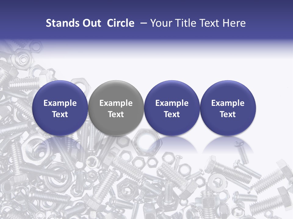 Screw Threaded Steel PowerPoint Template