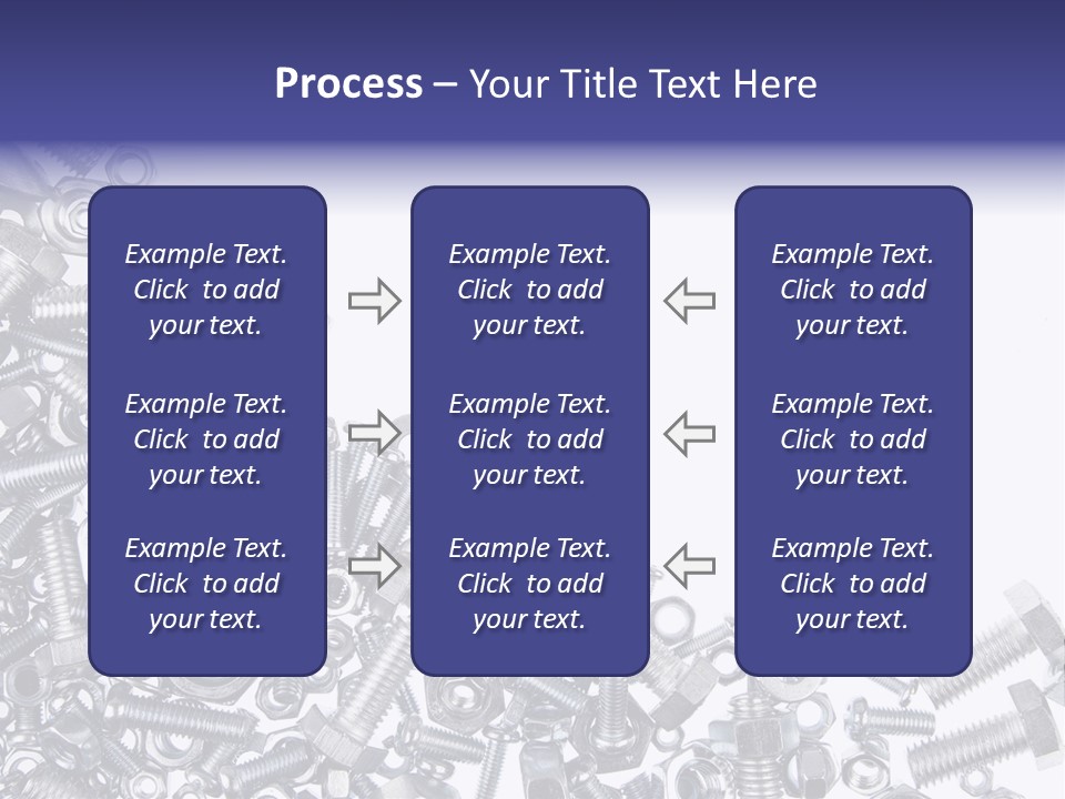Screw Threaded Steel PowerPoint Template