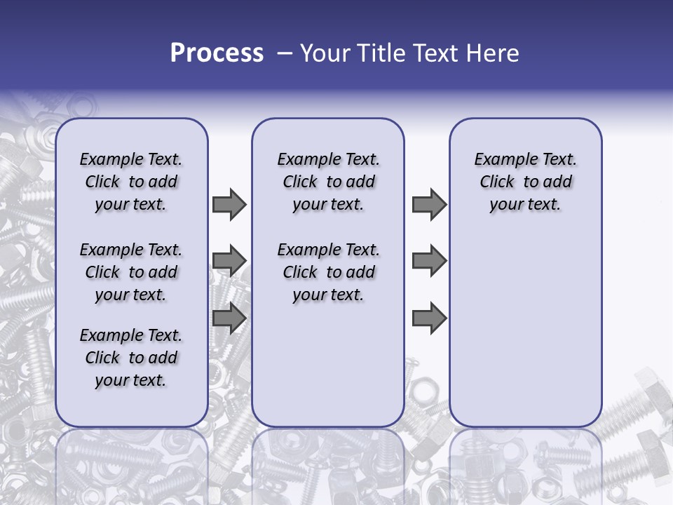 Screw Threaded Steel PowerPoint Template