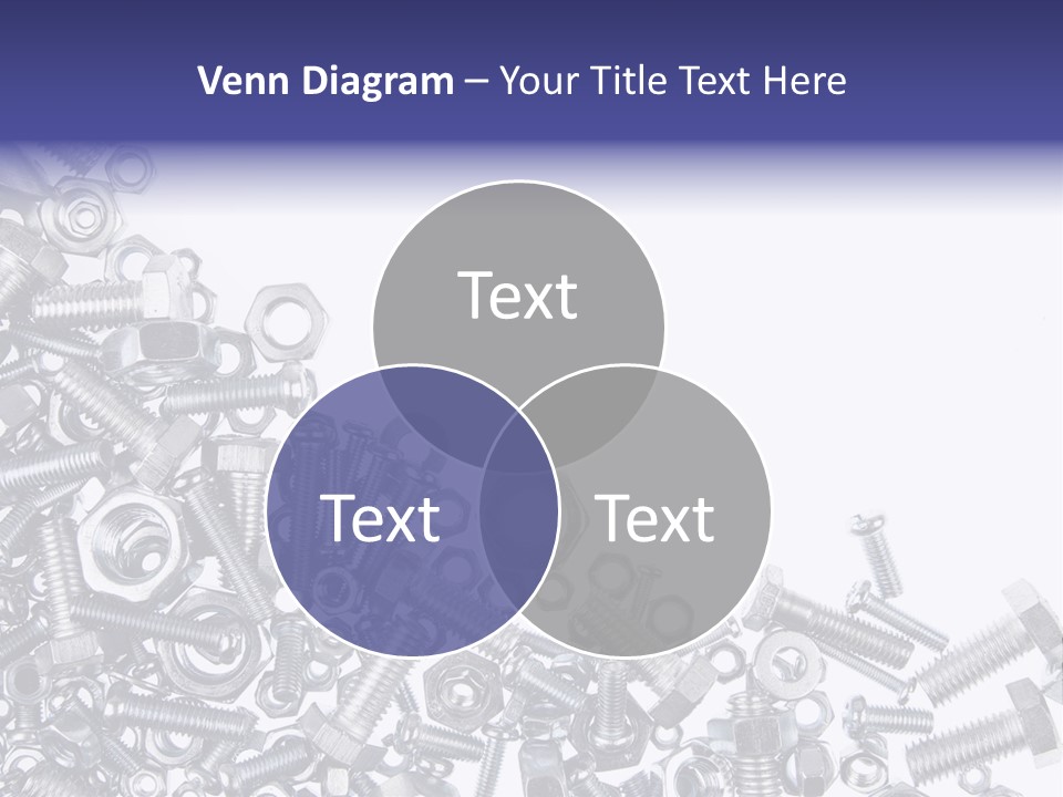 Screw Threaded Steel PowerPoint Template