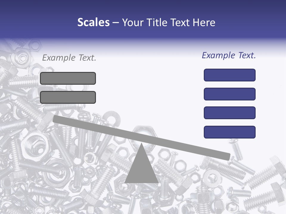 Screw Threaded Steel PowerPoint Template