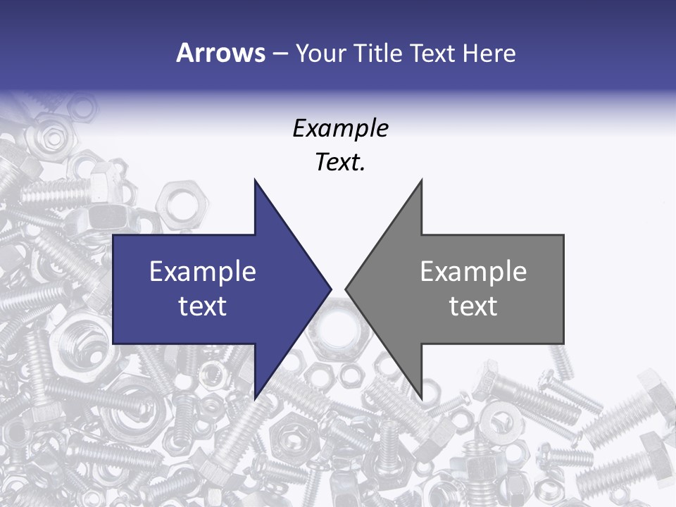 Screw Threaded Steel PowerPoint Template