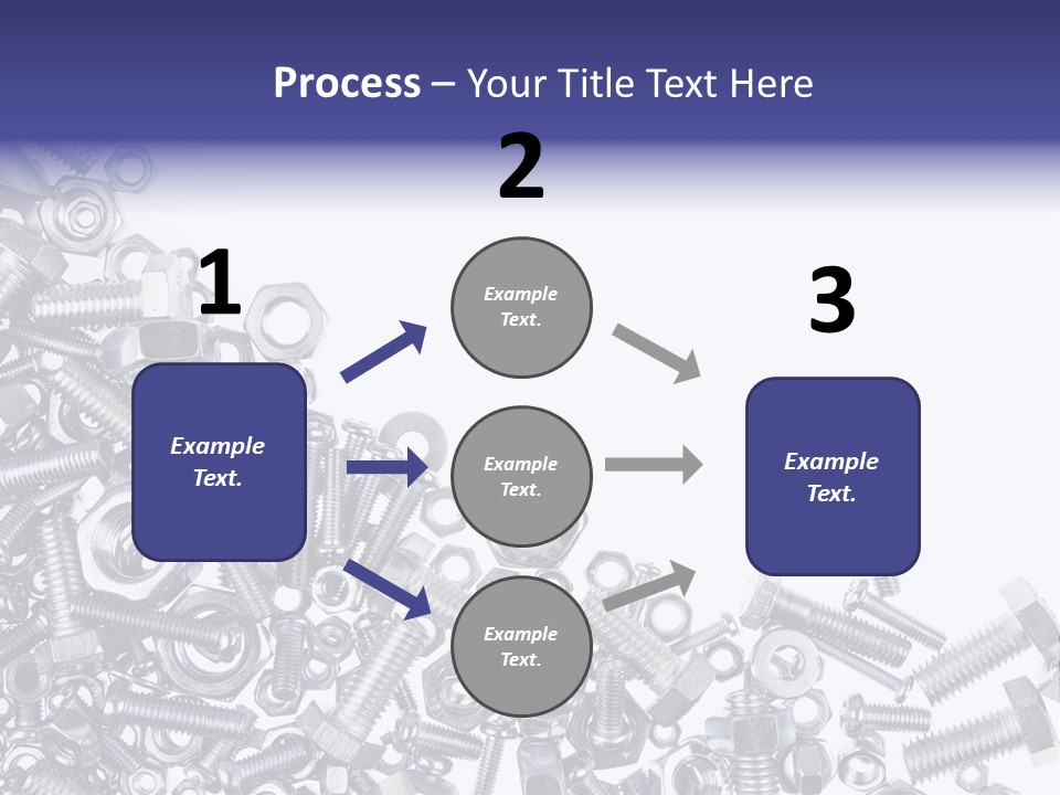 Screw Threaded Steel PowerPoint Template