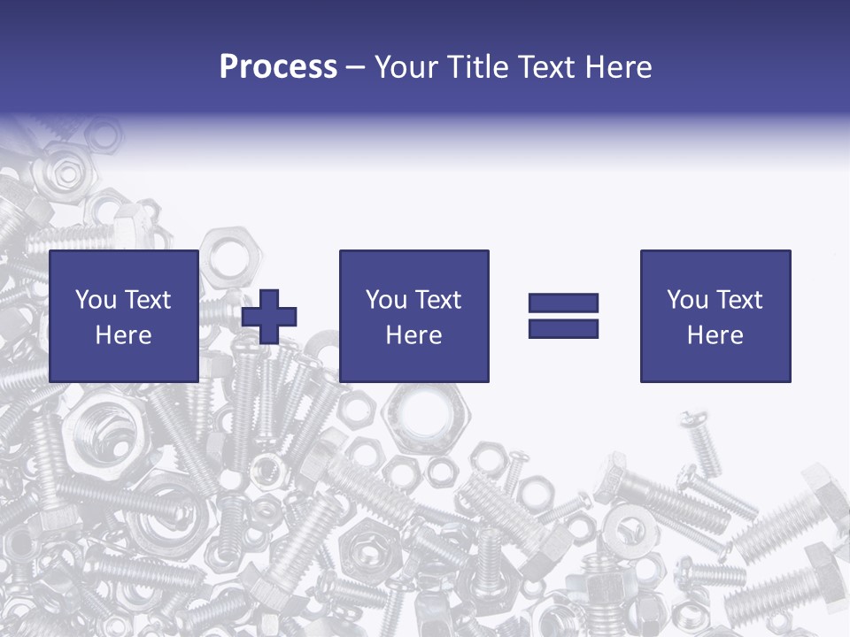 Screw Threaded Steel PowerPoint Template