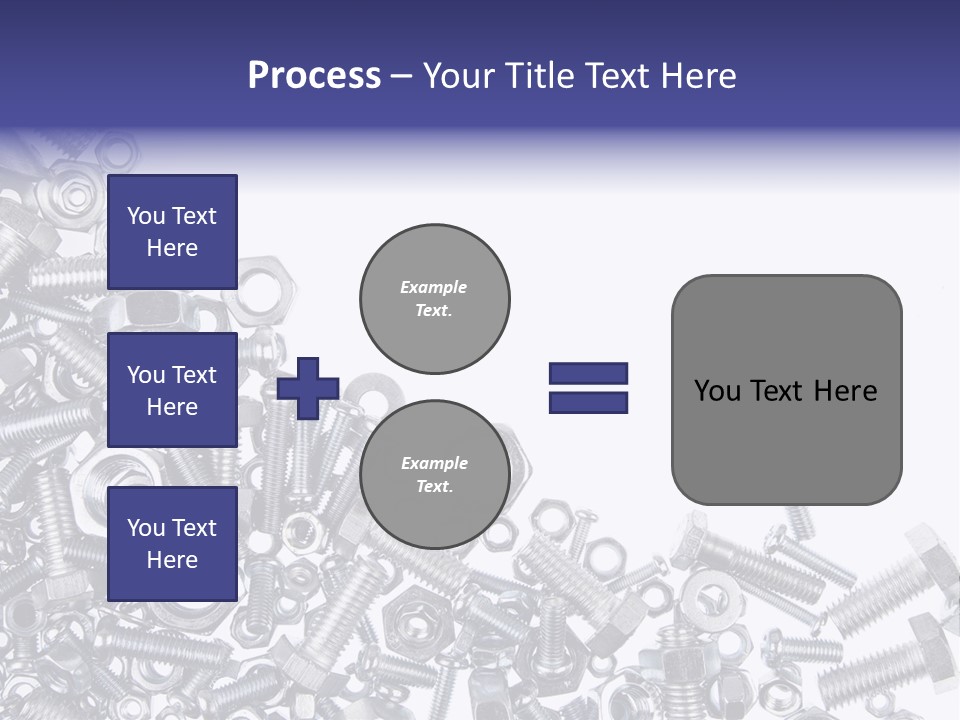 Screw Threaded Steel PowerPoint Template